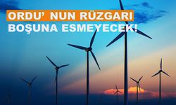 ORDU'NUN RÜZGARI, BOŞA ESMEYECEK!