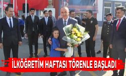 İLKÖĞRETİM HAFTASI TÖRENLE BAŞLADI