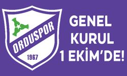 GENEL KURUL 1 EKİM'DE !