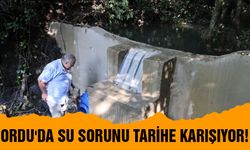 ORDU'DA SU SORUNU TARİHE KARIŞIYOR!