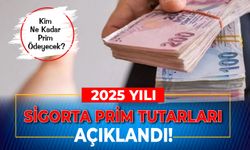 2025 YILI SİGORTA PRİM TUTARLARI AÇIKLANDI!