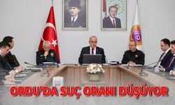 ORDU’DA SUÇ ORANI DÜŞÜYOR