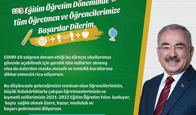 GÜLER'DEN EĞİTİM VE ÖĞRETİM MESAJI