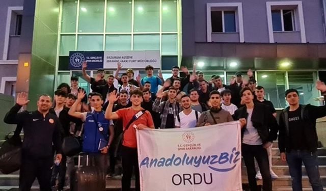 ORDU'LU GENÇLER ANADOLUYUZ BİZ PROJESİ KAPSAMINDA ERZURUM’DA