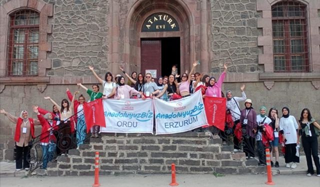 ORDU'LU GENÇLER ANADOLUYUZ BİZ PROJESİ KAPSAMINDA ERZURUM’DA