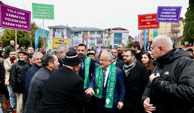 BAŞKAN GÜLER’E, ULUBEY’DE COŞKULU KARŞILAMA