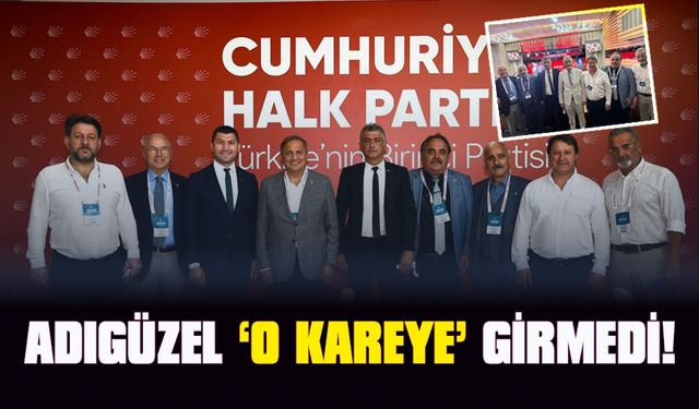 ADIGÜZEL, O KARAYE GİRMEDİ!