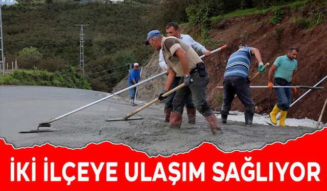 İKİ İLÇEYE ULAŞIM SAĞLIYOR