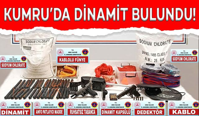 KUMRU’DA KAÇAK MADENCİLER YAKALANDI