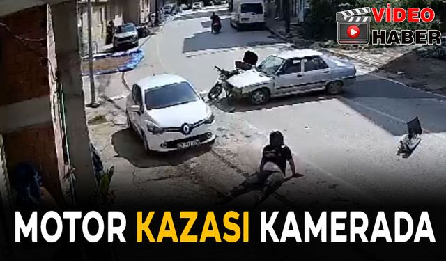 MOTOR KAZASI  KAMERALARDA!