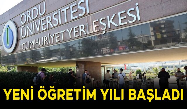 YENİ ÖĞRETİM YILI BAŞLADI