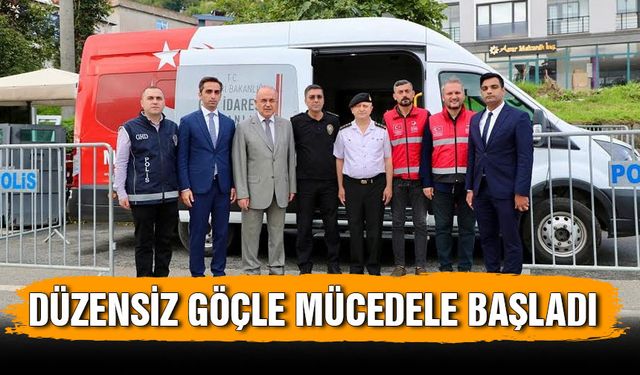 DÜZENSİZ GÖÇLE MÜCEDELE BAŞLADI