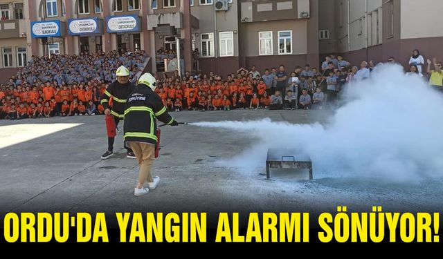 ORDU'DA YANGIN ALARMI SÖNÜYOR!