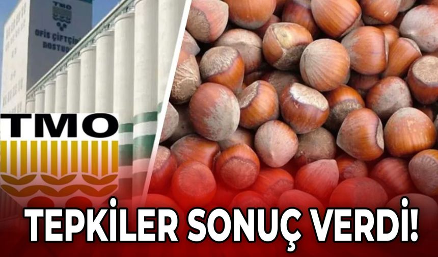TEPKİLER SONUÇ VERDİ!